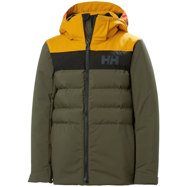 Veste de ski HELLY HANSEN JR CYCLONE JKT UTILITY GREEN