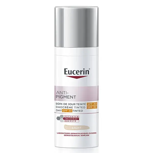 Creme de dia com cor e anti-pigmentação Eucerin Light FPS 30 50ml