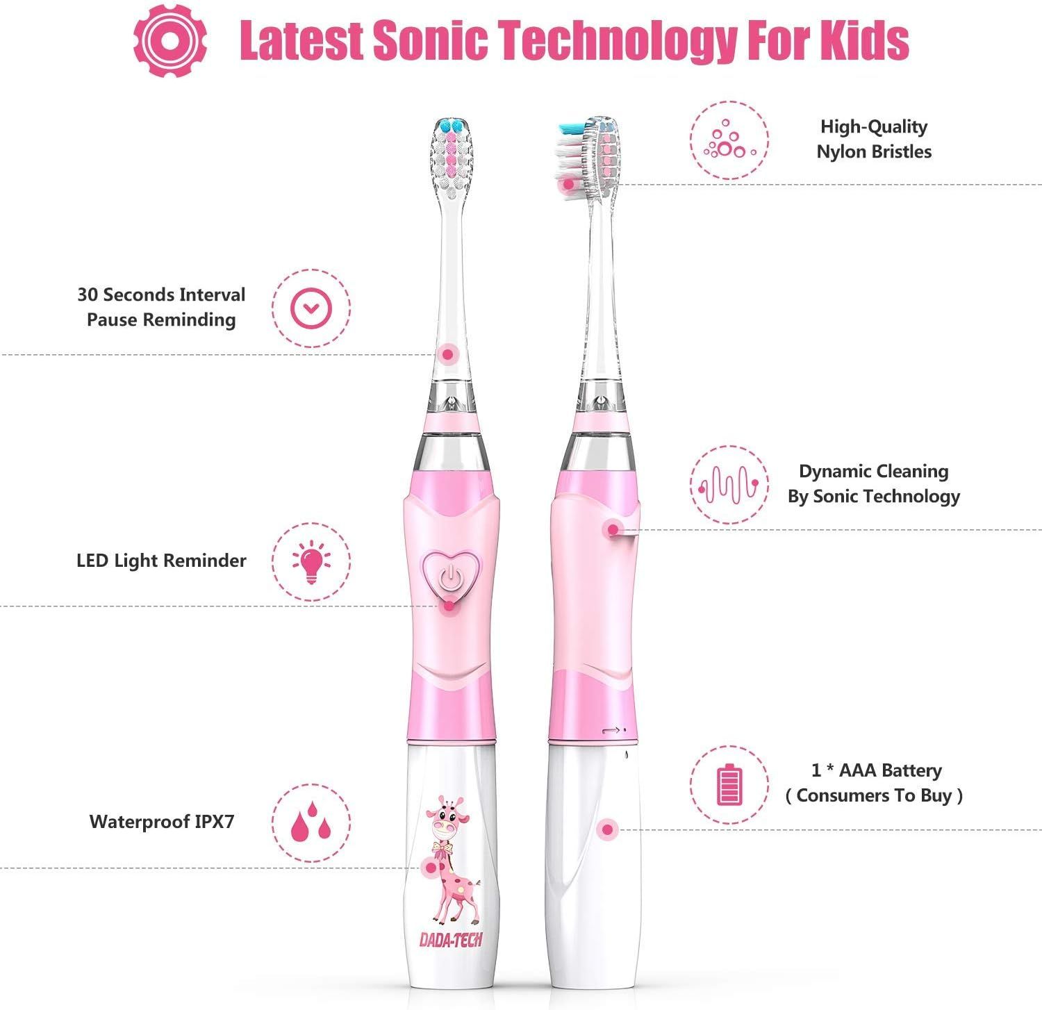 Dada-Tech Kinder Elektrische Zahnbürste