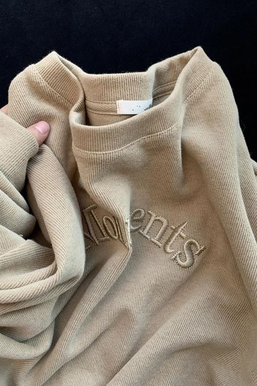 Alhambra - Sweatshirt met ronde hals en geborduurde letters