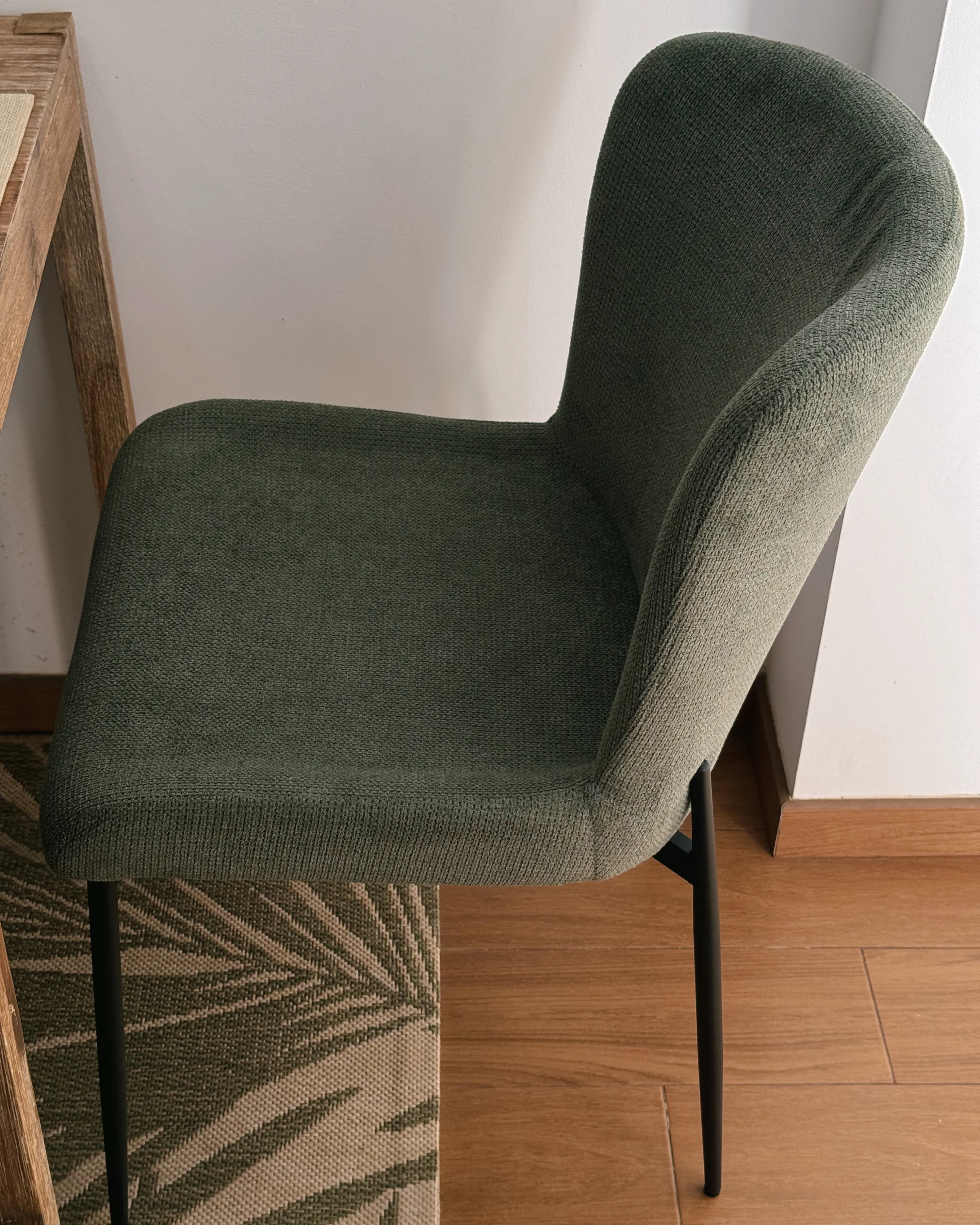 Set van 2 eetkamerstoelen ADA Donkergroen