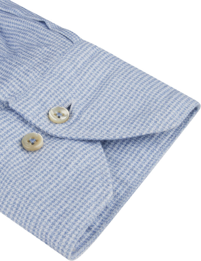 Stenströms Fitted Body, C72 RC cuff Casual Blue