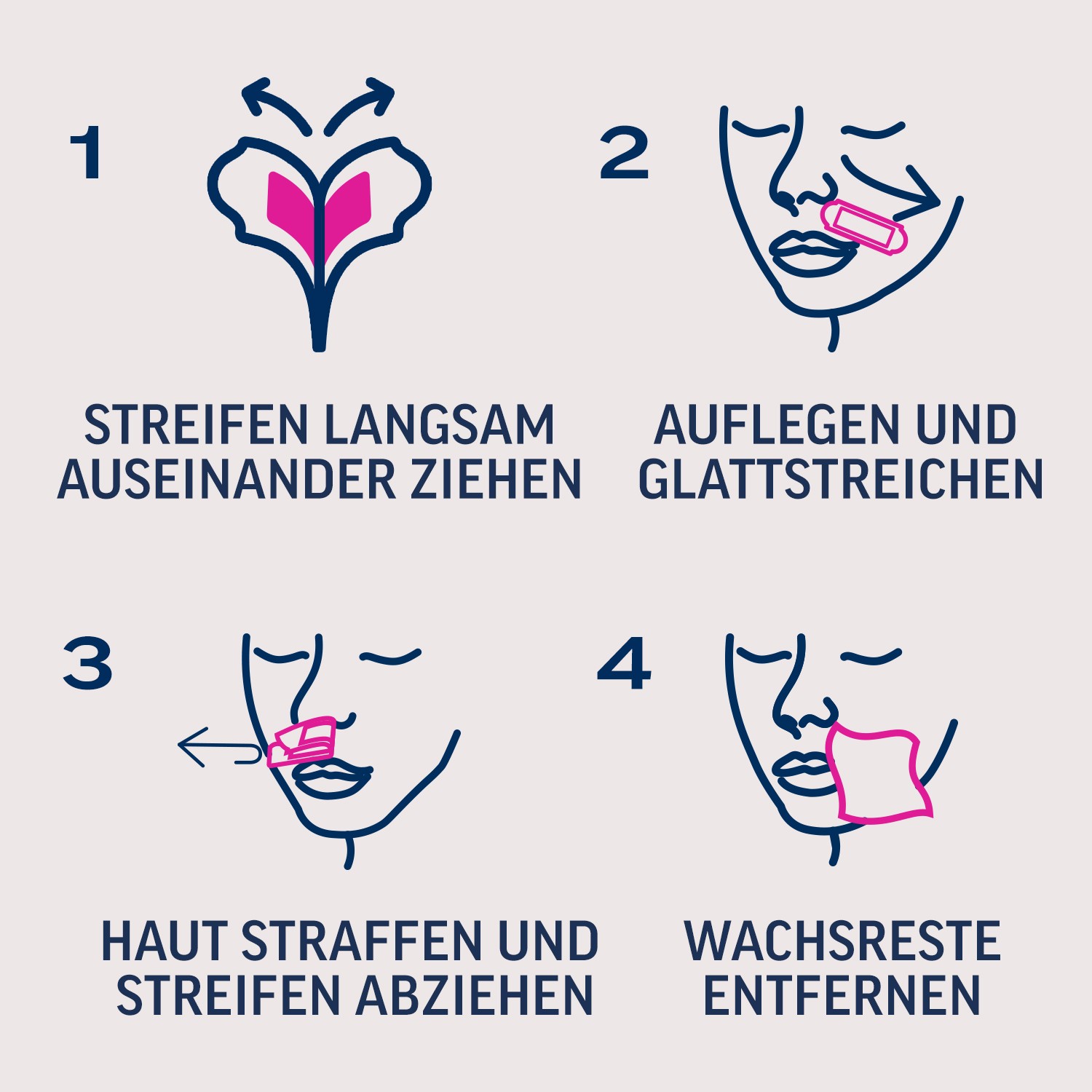 (20er Set) Expert Kaltwachsstreifen Gesicht Sensible Haut (3234541)
