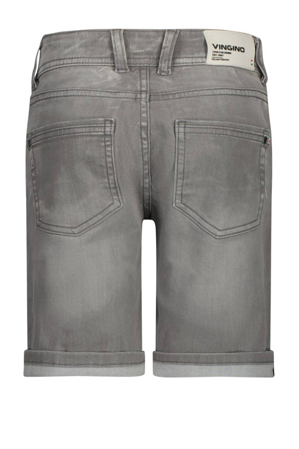 Vingino denim short Curzio Damage light grey