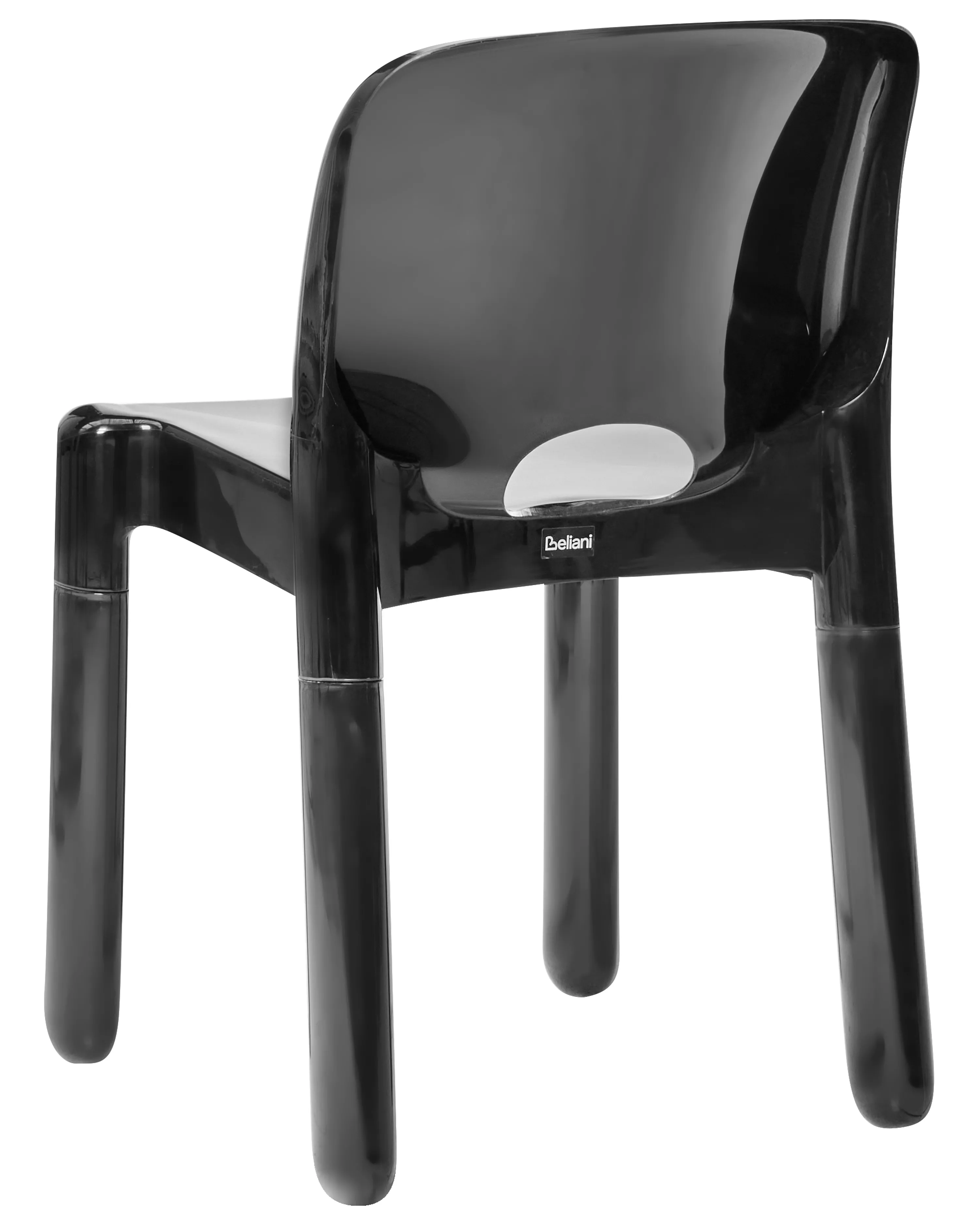 Set van 4 tuinstoelen BETIM Zwart