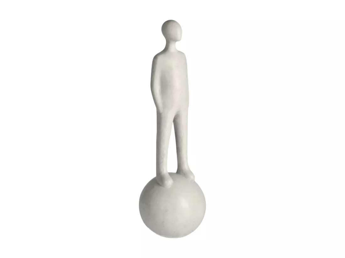 Figurine Soluri blanc moyen 37.5 x 12