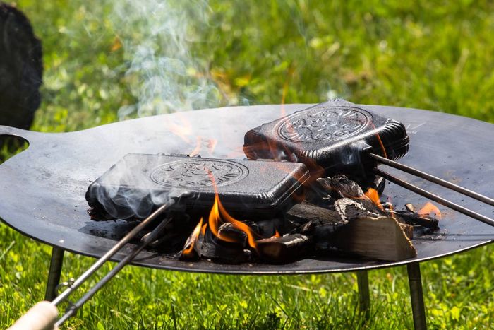 Sandwich Iron toast-jern