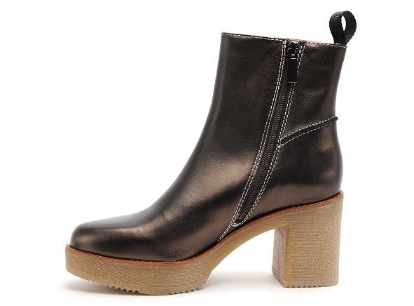 Rosemetal boots bottine talons femme fresville bronze