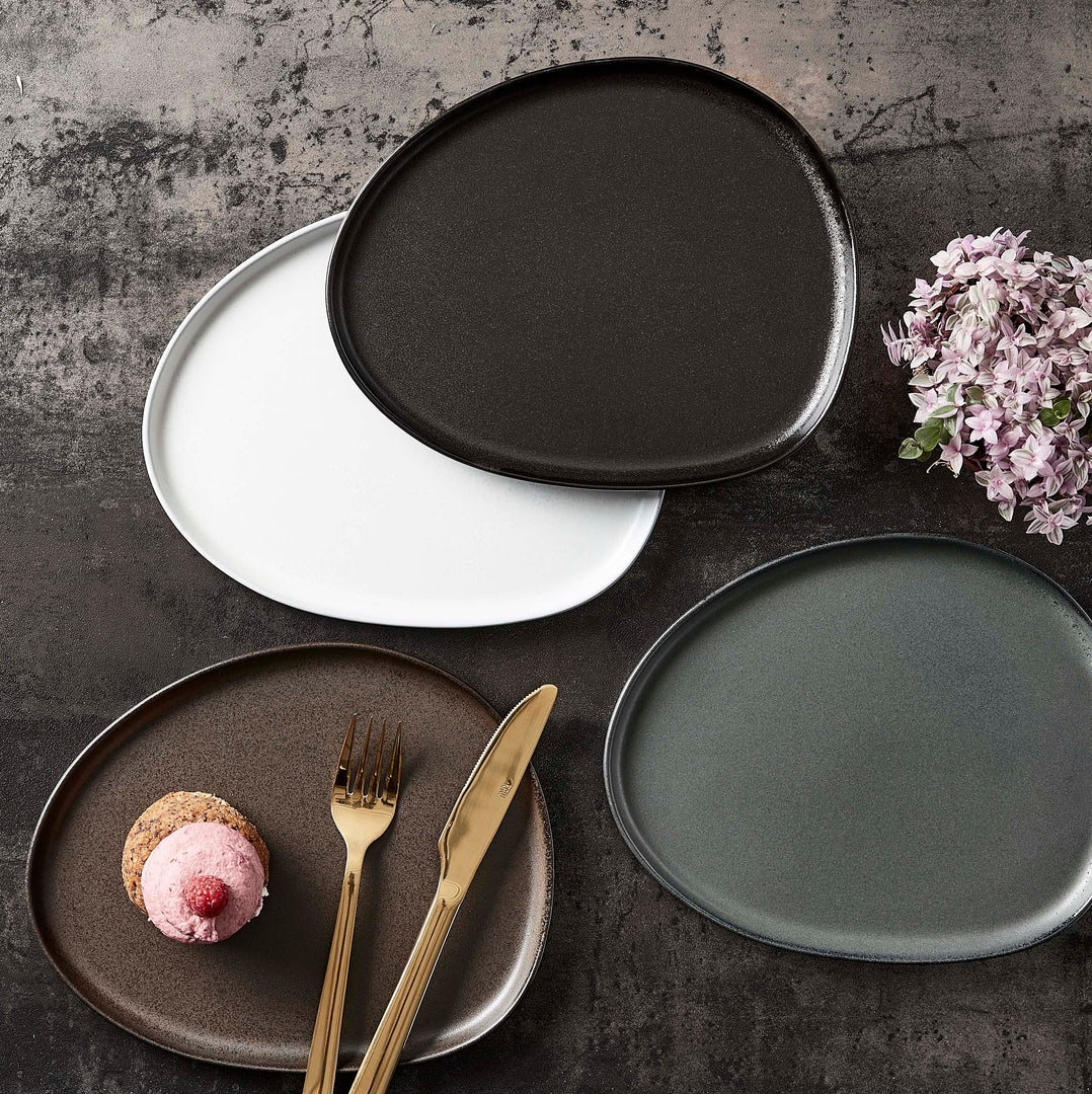RAW  Organic frokosttallerken - Titanium Black