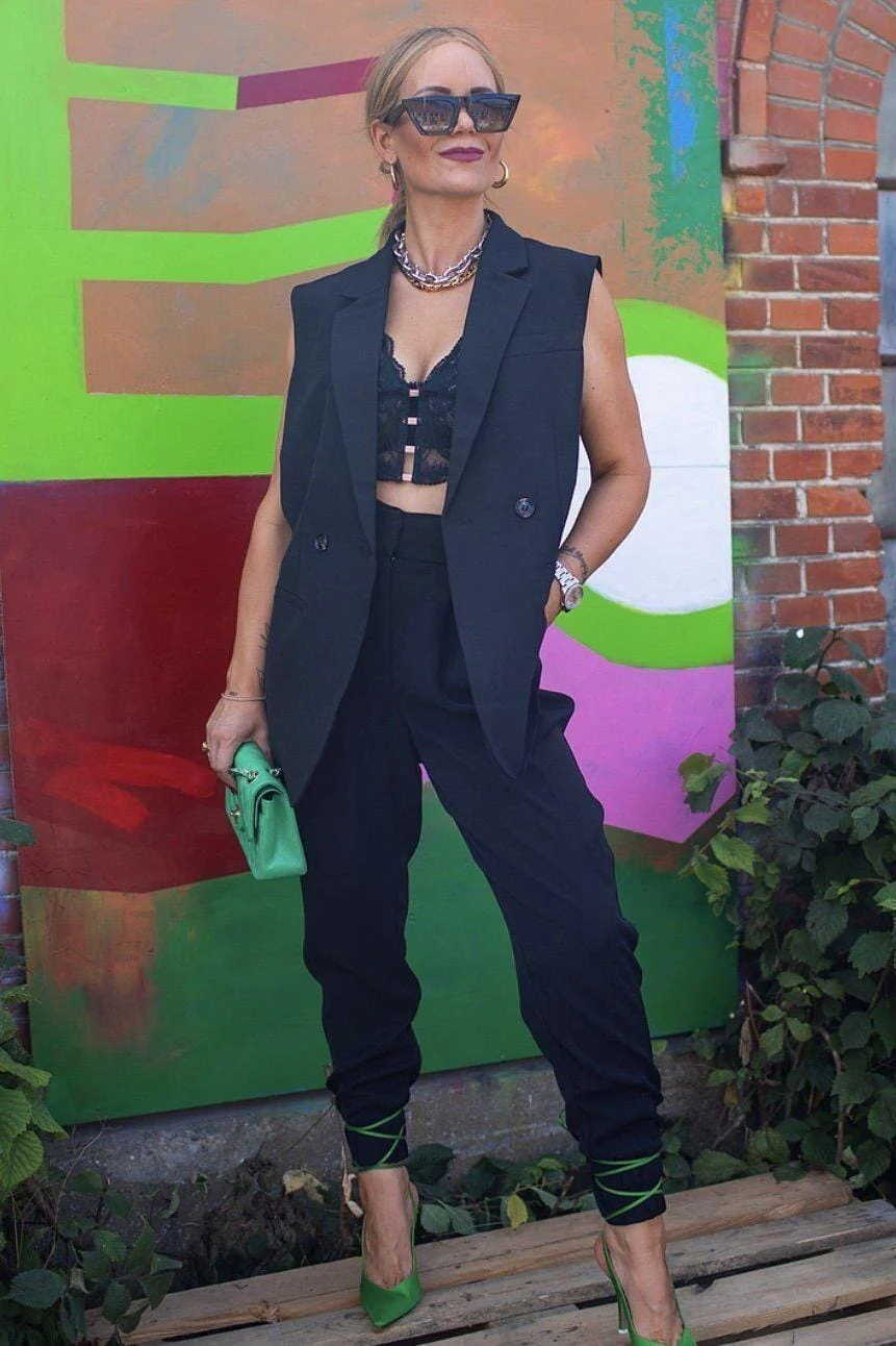 Valentin Studio Pretty Pants ed pants black