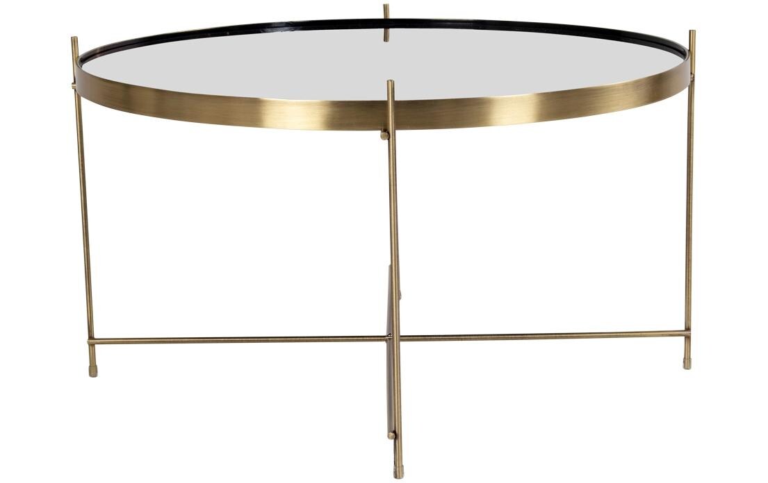 Couchtisch Venezia 70 x 40 cm, Gold<br>Moderner Sofatisch