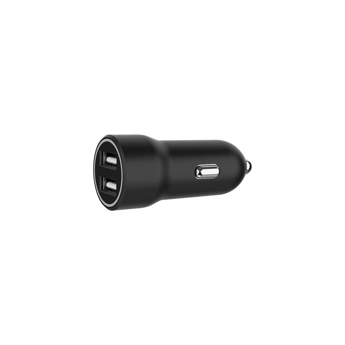 Billader med 2 USB-porter og 3,1 A - Svart