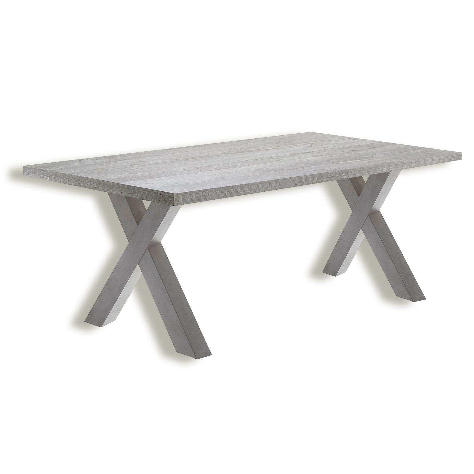 Esstisch - Beton-Graphit - 160x90 cm
