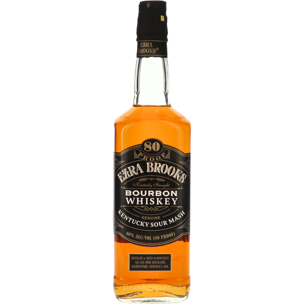 Ezra Brooks Black Bourbon 70 cl