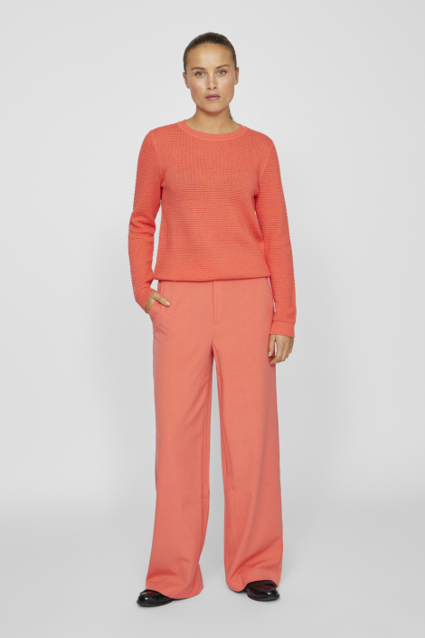 Vila oranje dames broek