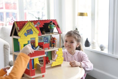 Pippi Langstrømpe Dukkemøbler Soverom 3 Deler