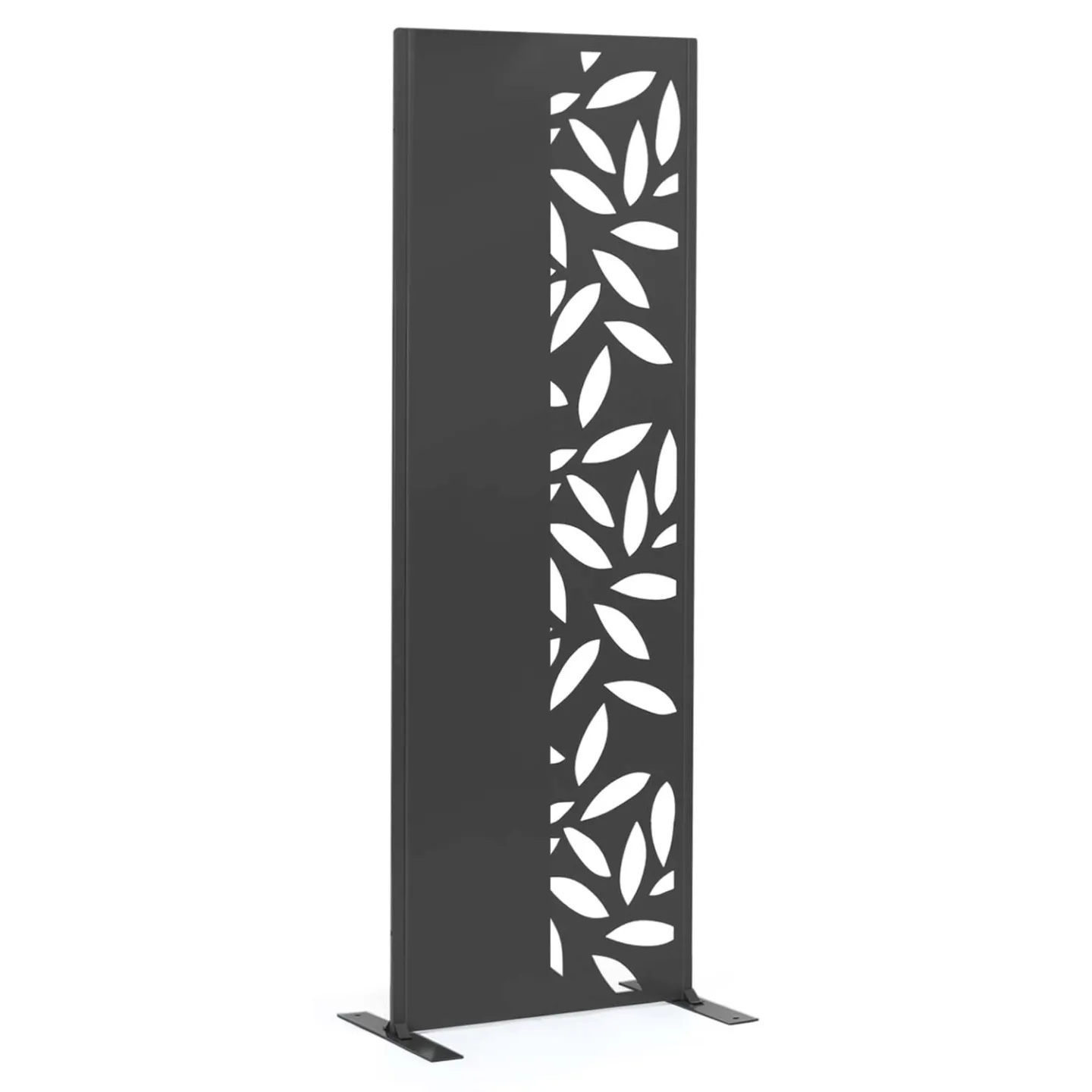 Panneau décoratif universel 150 x 50 cm MEDELLIN gris semi ajouré sur le côté