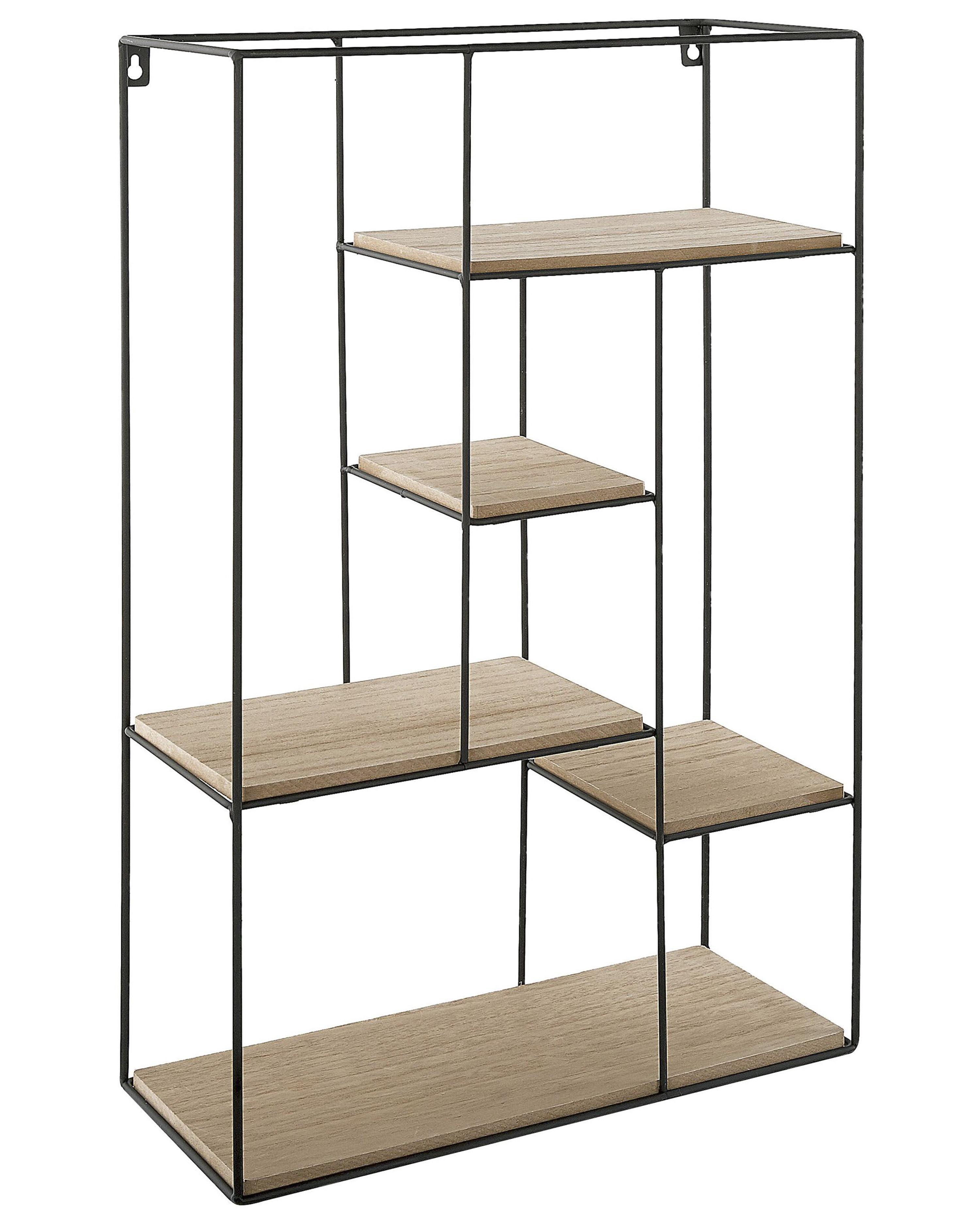 Wandplank LAUREL Zwart