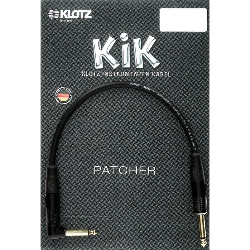 Klotz KIKPK030PR patchkabel ongebalanceerd 30 cm haaks-recht