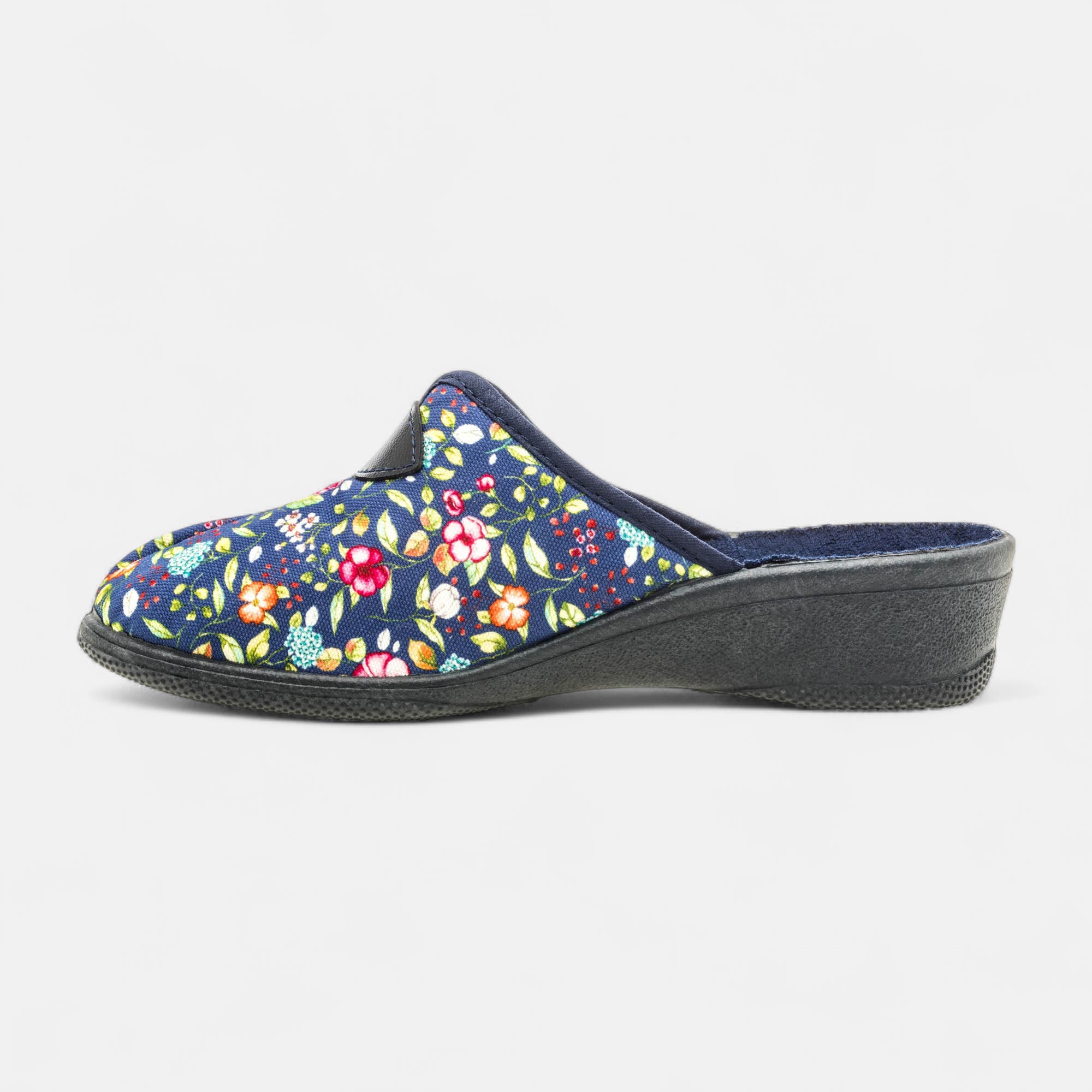 Pantoufles sabots Femme bleu marine