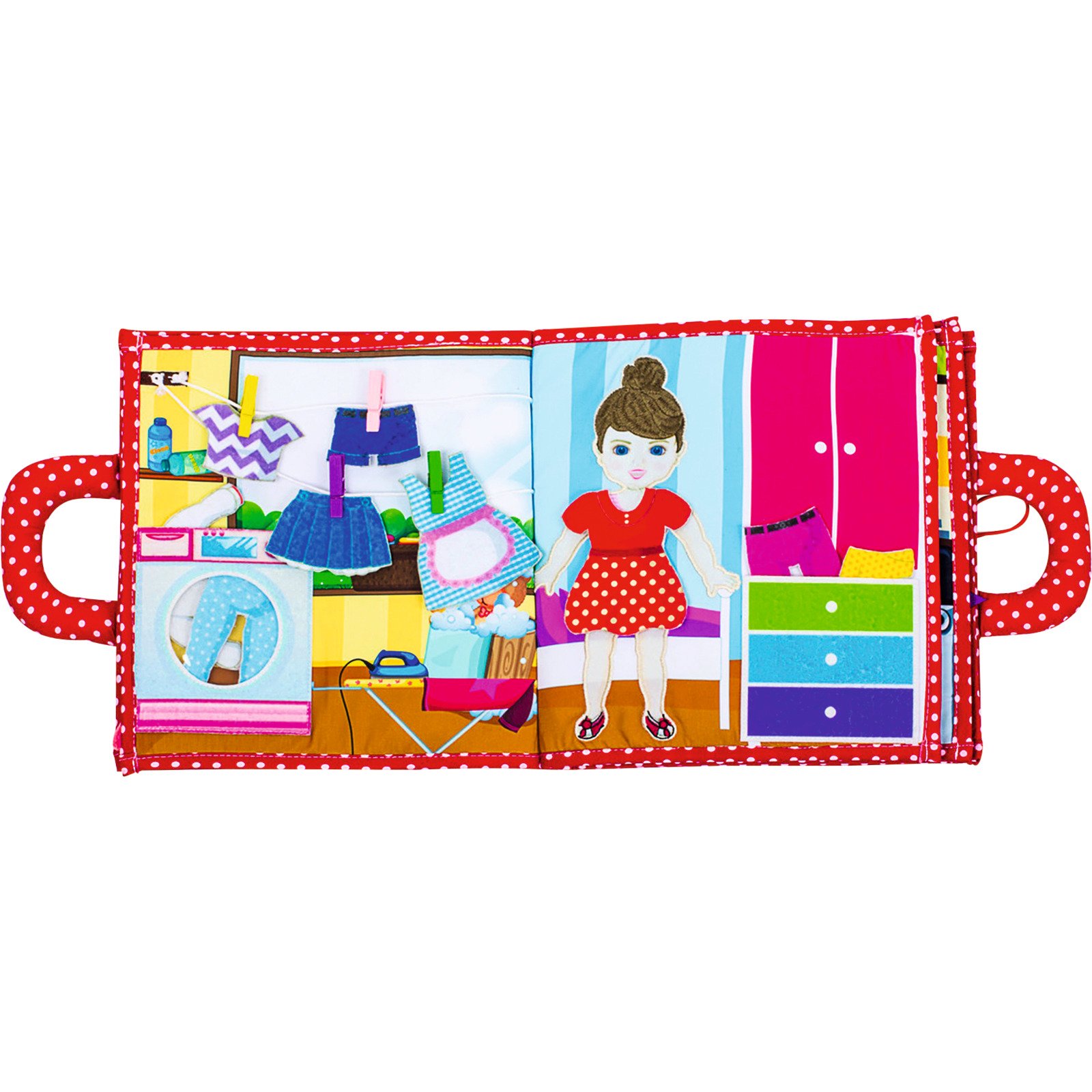 Quiet Book Stoffbuch Girl Edition