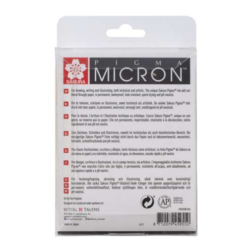 SAKURA® PIGMA MICRON™ Fineliner-Sets, schwarz