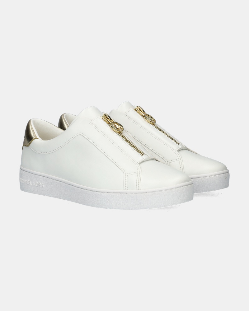 Michael Kors Keaton Zip Lage sneakers  - wit