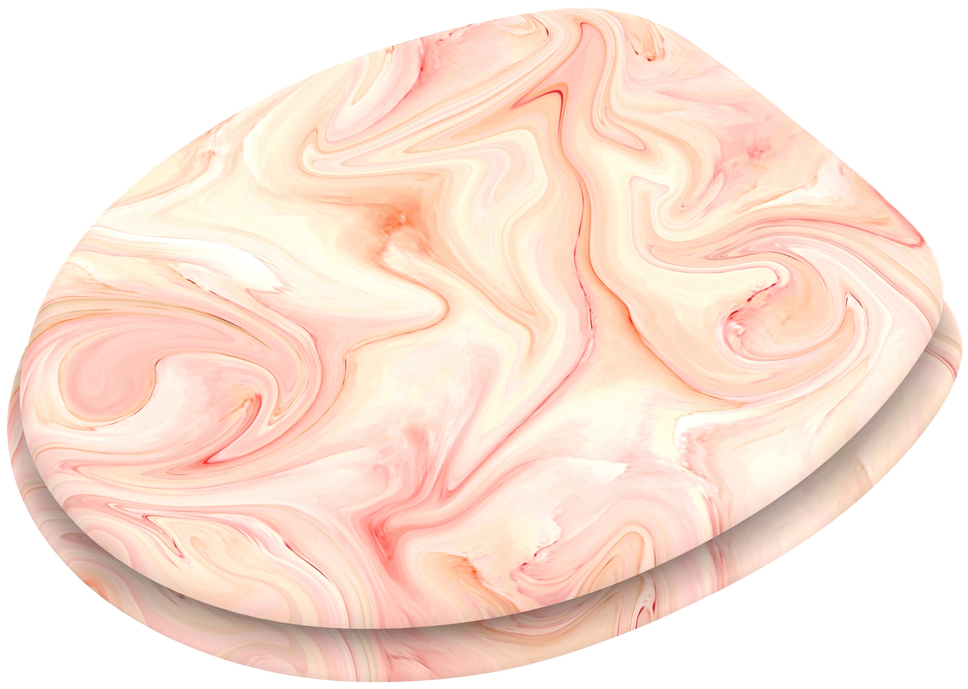 Sanilo WC-Sitz »Marmor Rosa« mit Absenkautomatik, BxL: 37,7 x 42,0 - 47,0 cm