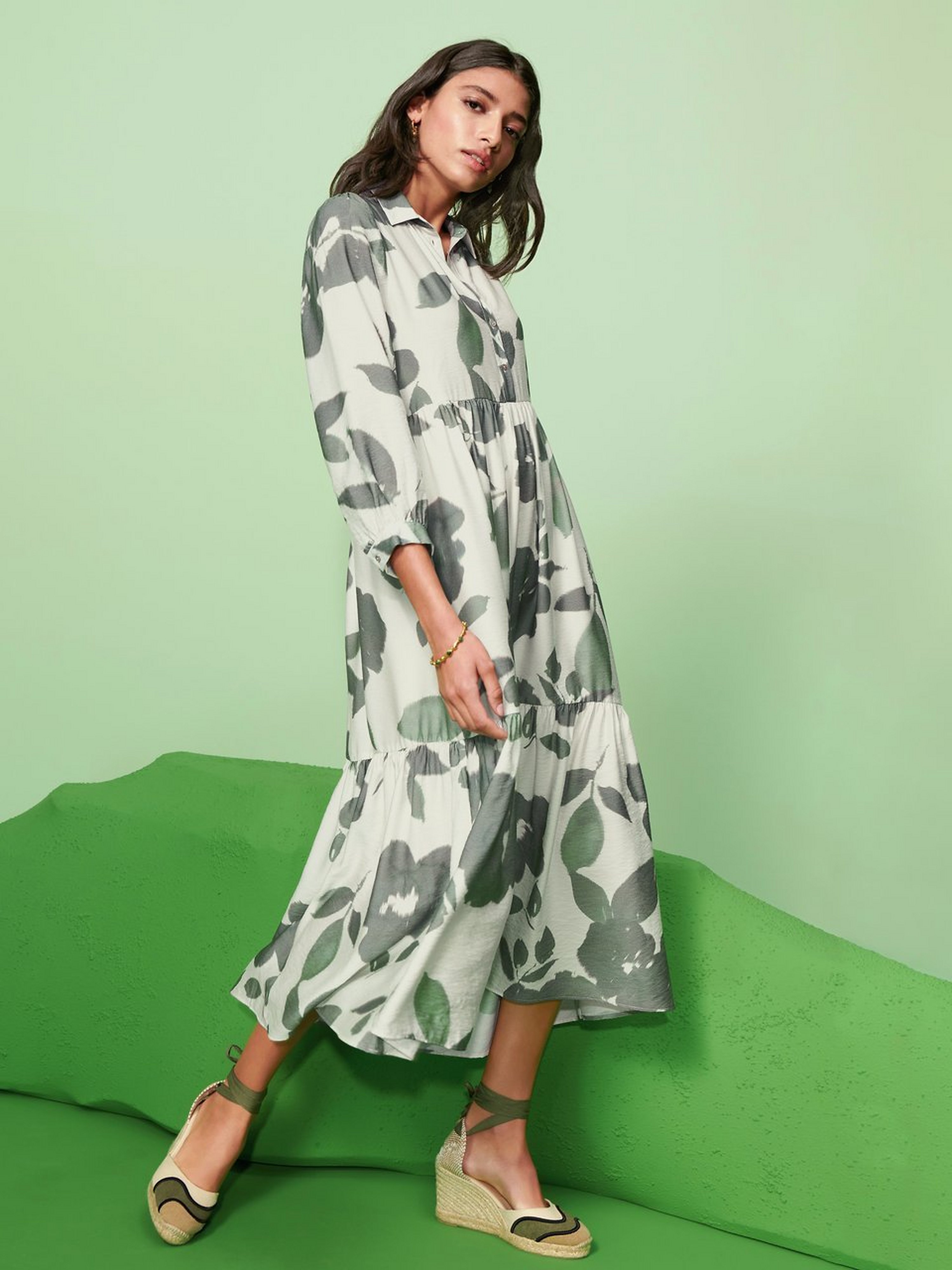 Kleid mit 3/4-Arm