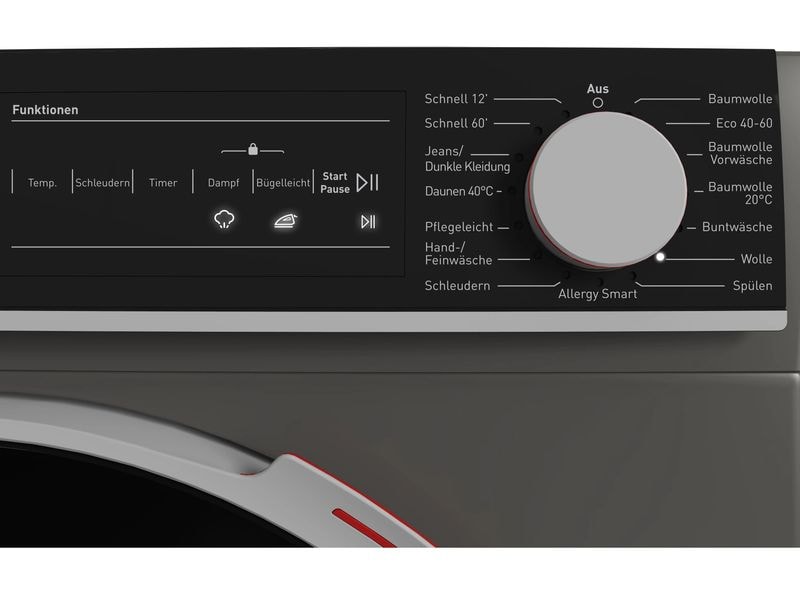 Sharp Waschmaschine ES-NFH814CADA-DE Links Frontloader mit 8 kg Ladekapazität
