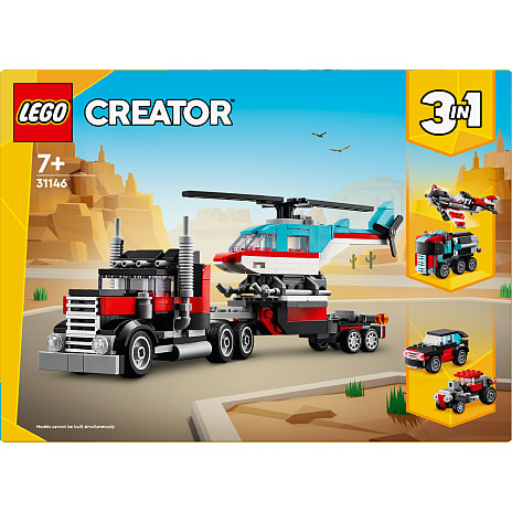 LEGO Creator Blokvogn med helikopter 31146