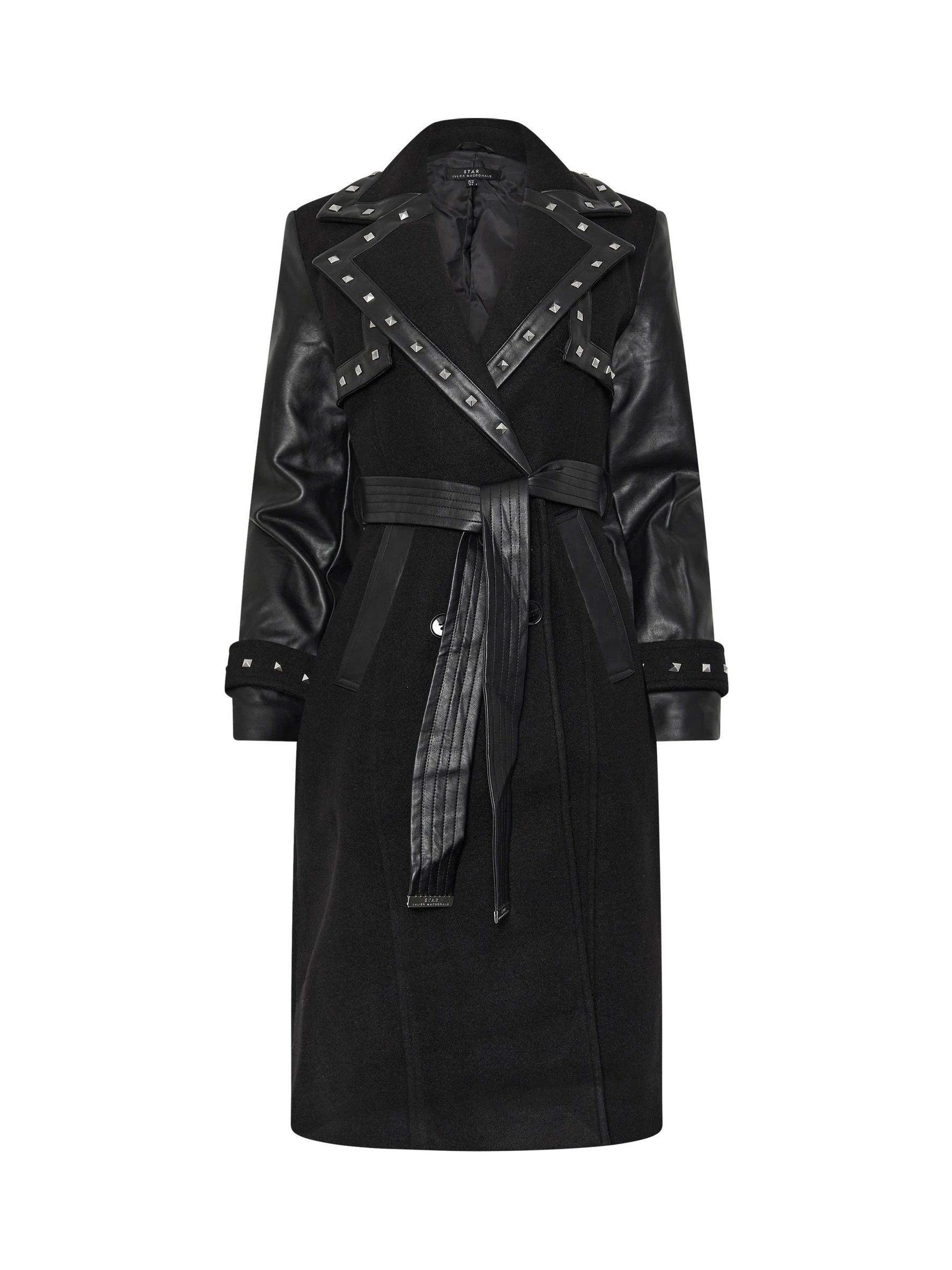 Star By Julien Macdonald jas met studs en PU-details