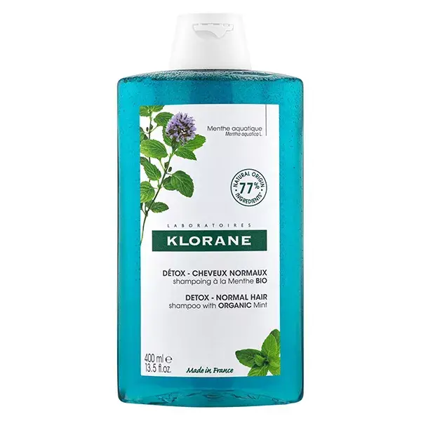 Shampoo antipoluição Klorane Aquatic Mint 400ml