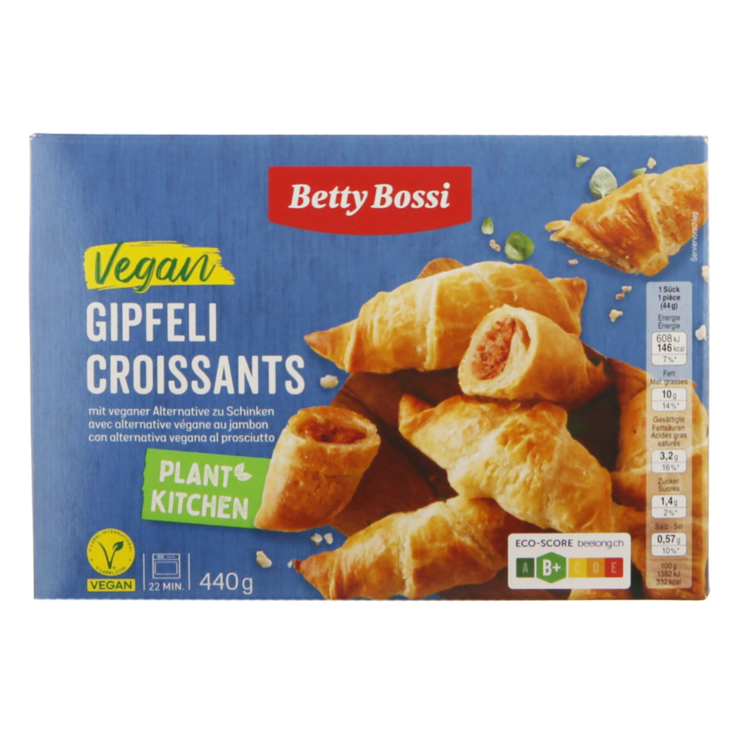 Betty Bossi Plant Kitchen Vegane Alternative zu Schinkengipfeli