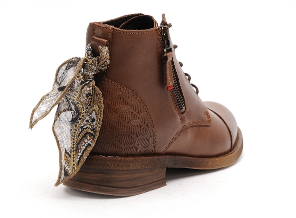 Goodstep boots bottine plates femme belem 2502 marron