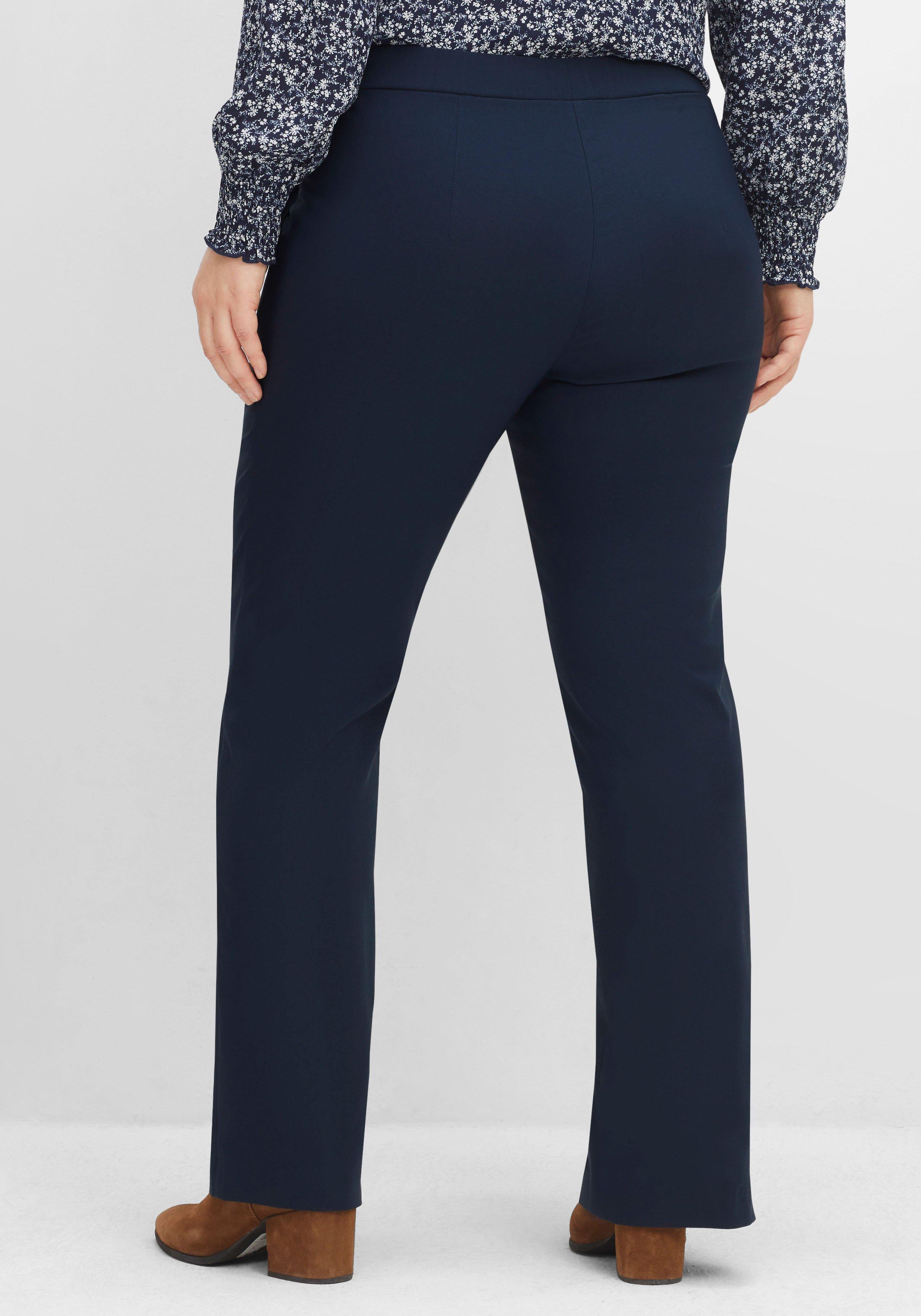 Bengalinhose mit Schlitzen vorn am Saum
