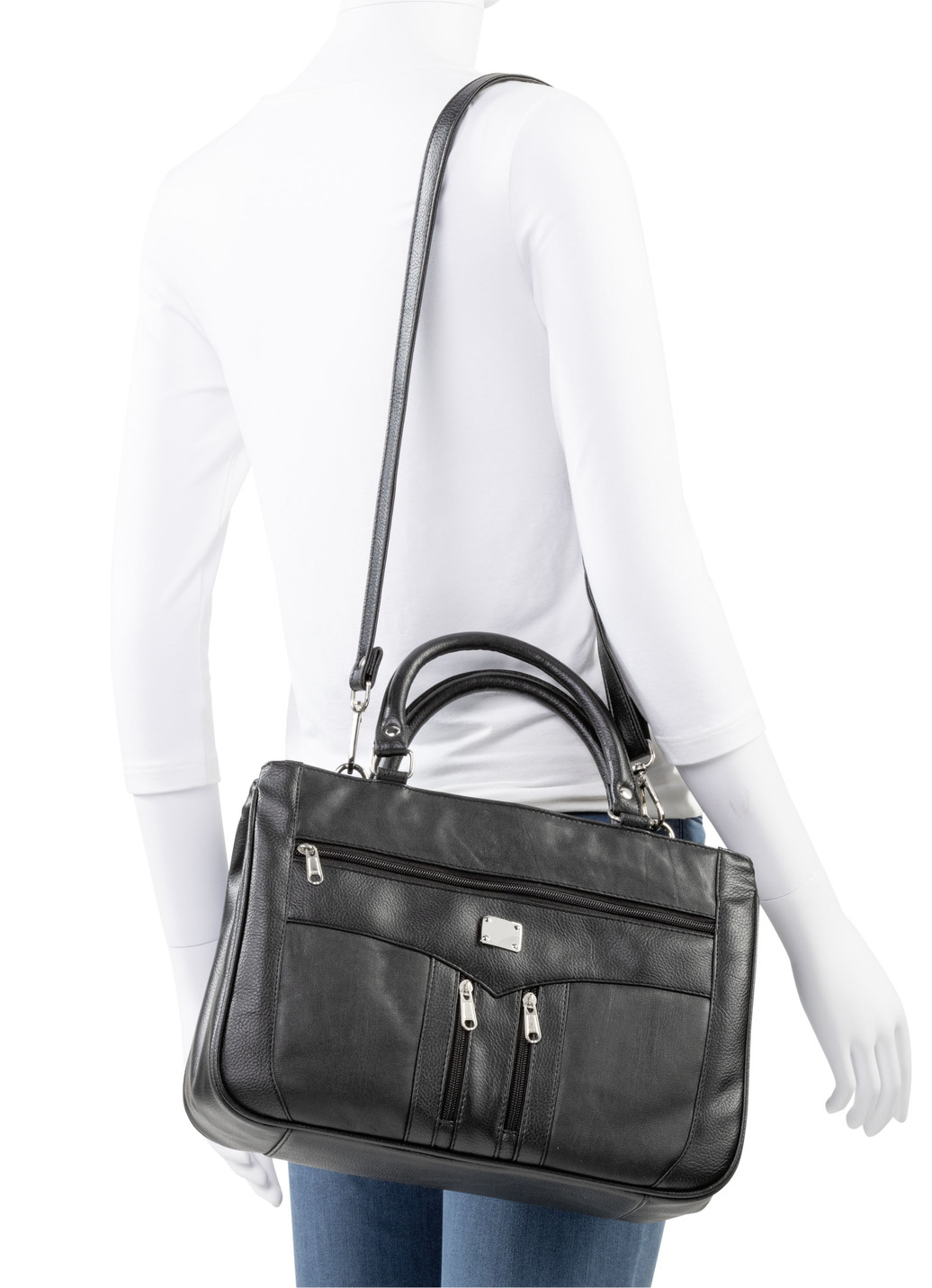 Laurina Tasche aus Nappaleder und Synthetikmaterial
