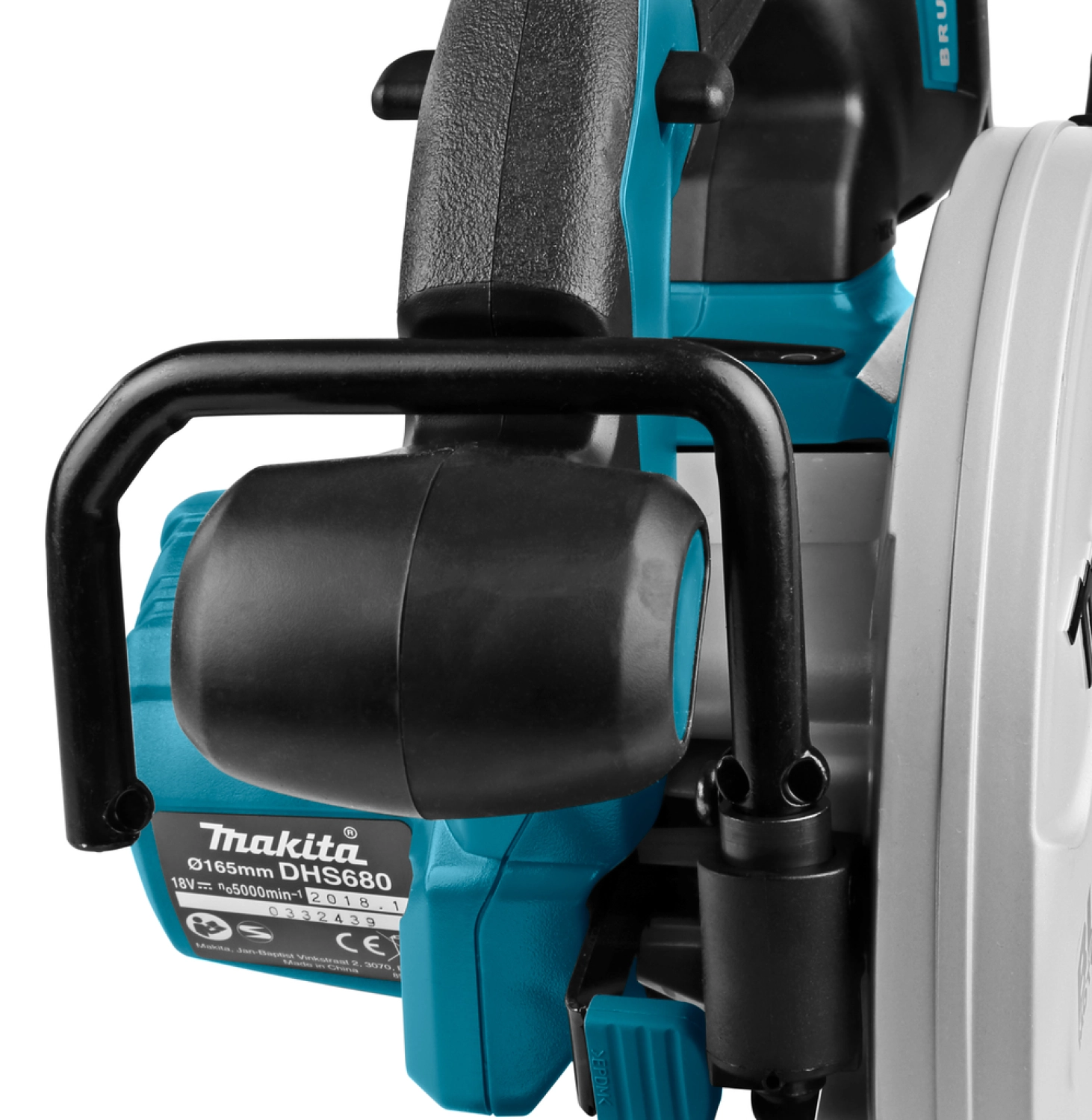 Makita DHS680RTJ 18V Li-Ion Accu cirkelzaag set (2x 5.0Ah accu) in Mbox - 165mm - koolborstelloos