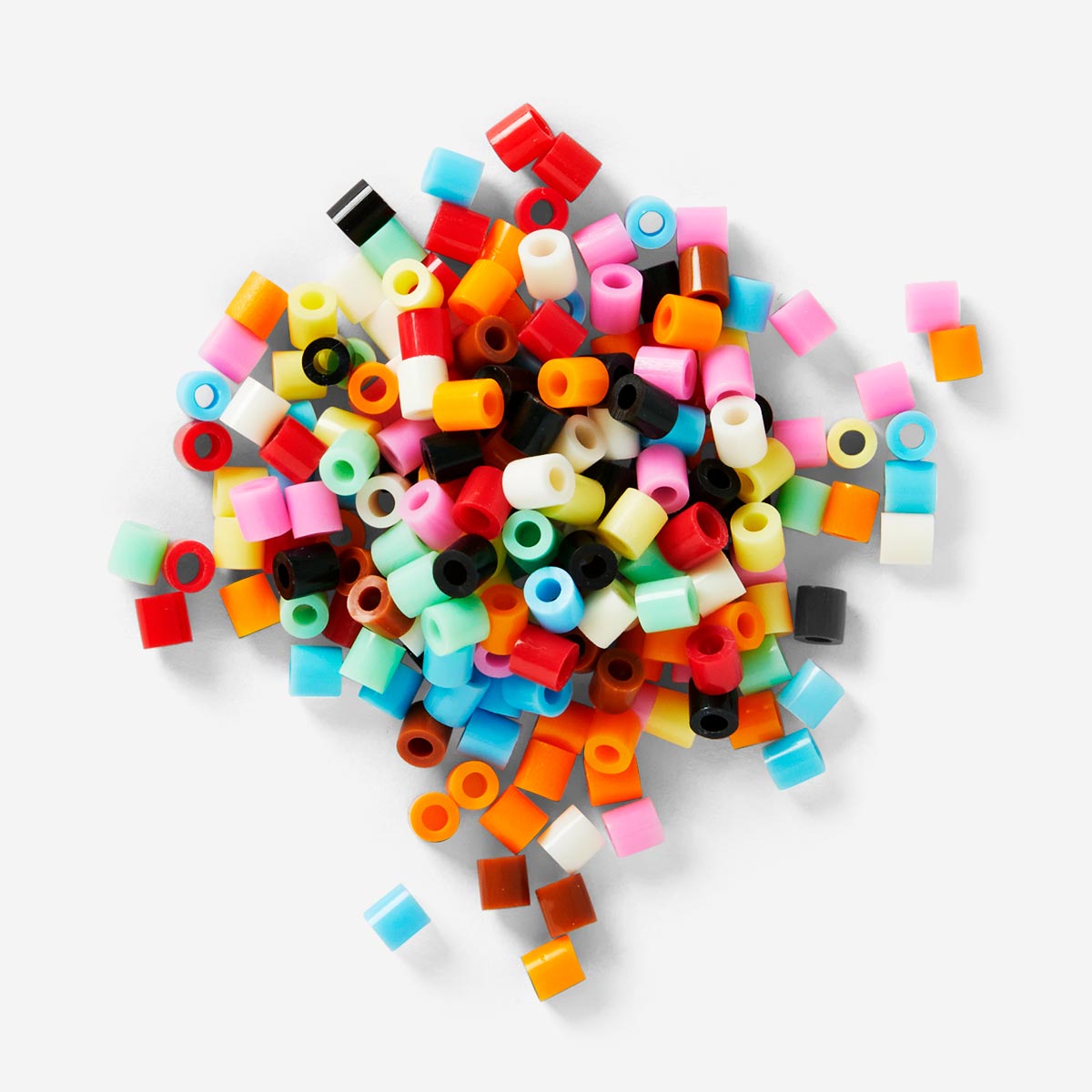 Flerfarvede strygeperler - 2000 stk