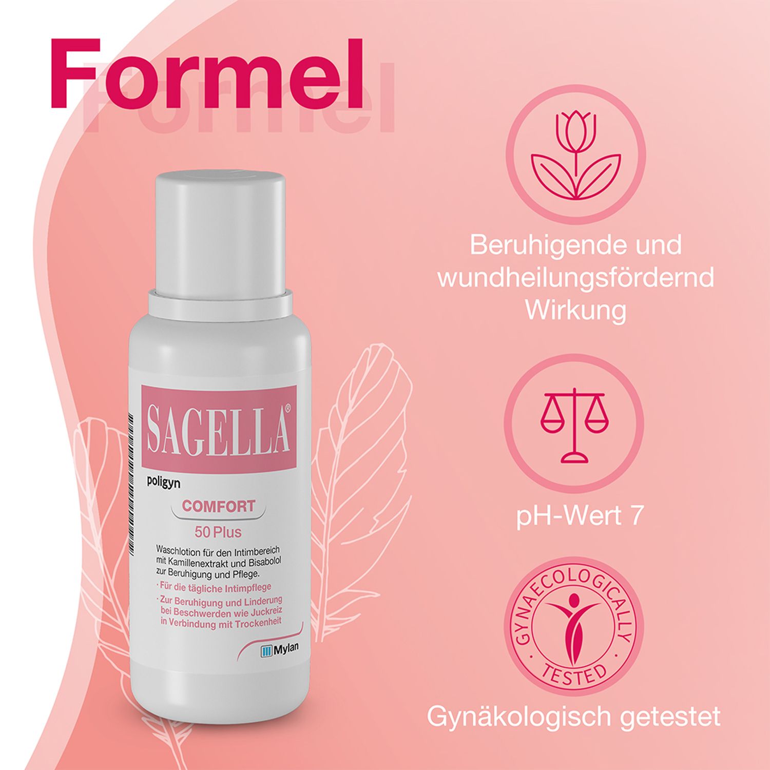 SAGELLA® poligyn - Comfort 50 Plus - Intimwaschlotion für Frauen