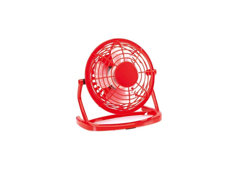 Mini ventilateur USB de 14 cm rouge Vendos85