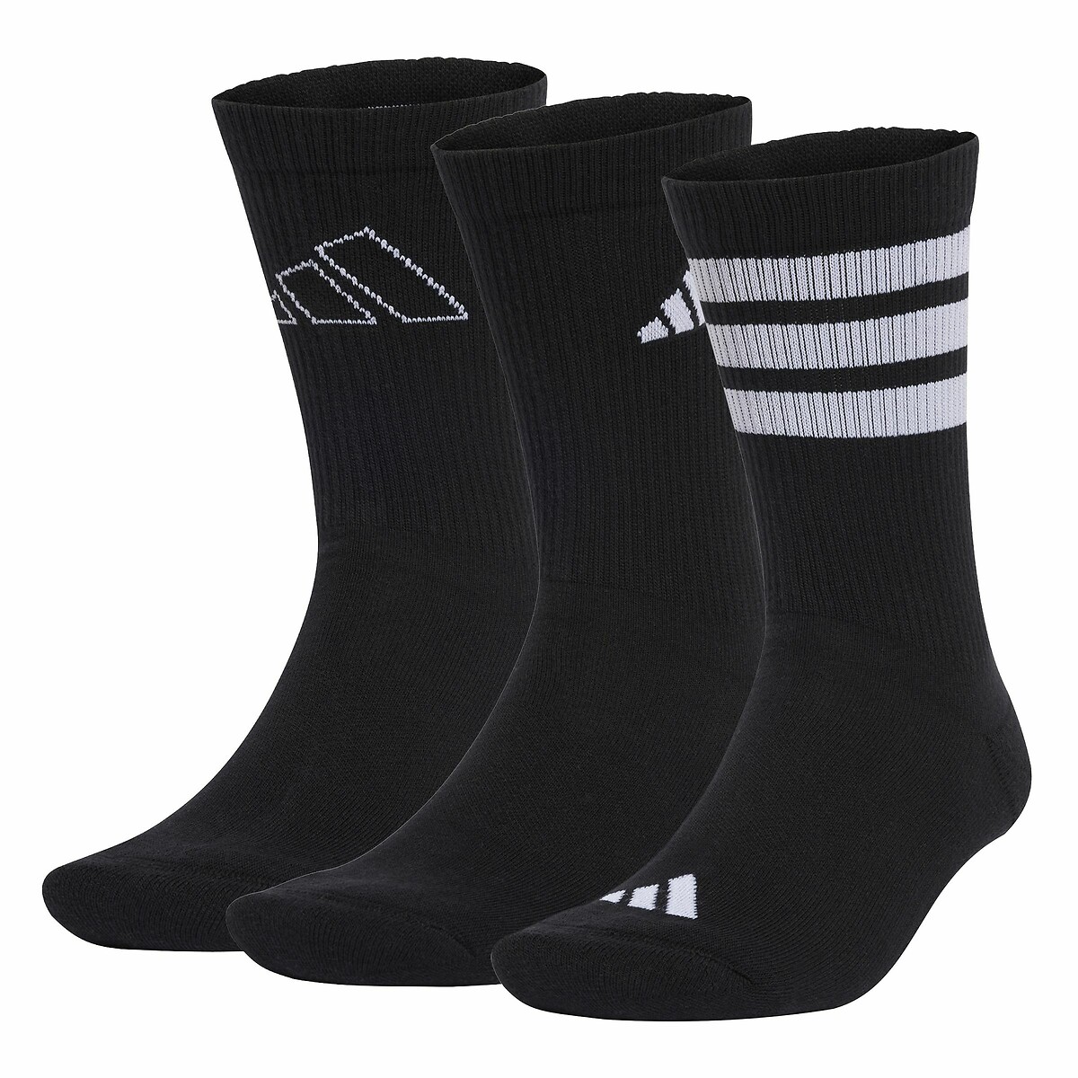 adidas Performance<br>Conjunto de 3 pares de meias com logotipo