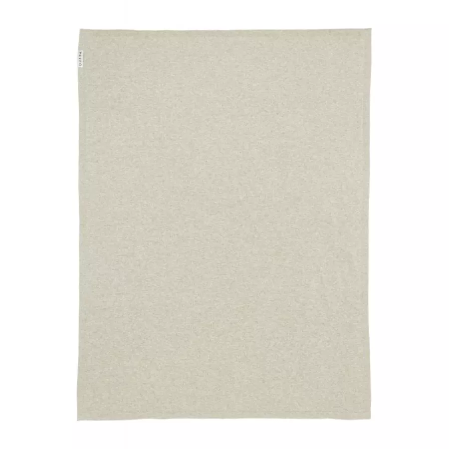 MEYCO Babydecke klein Knit Basic Sand Melange 75 x 100 cm