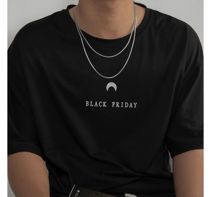 Black Degree - Ketting van roestvrij staal
