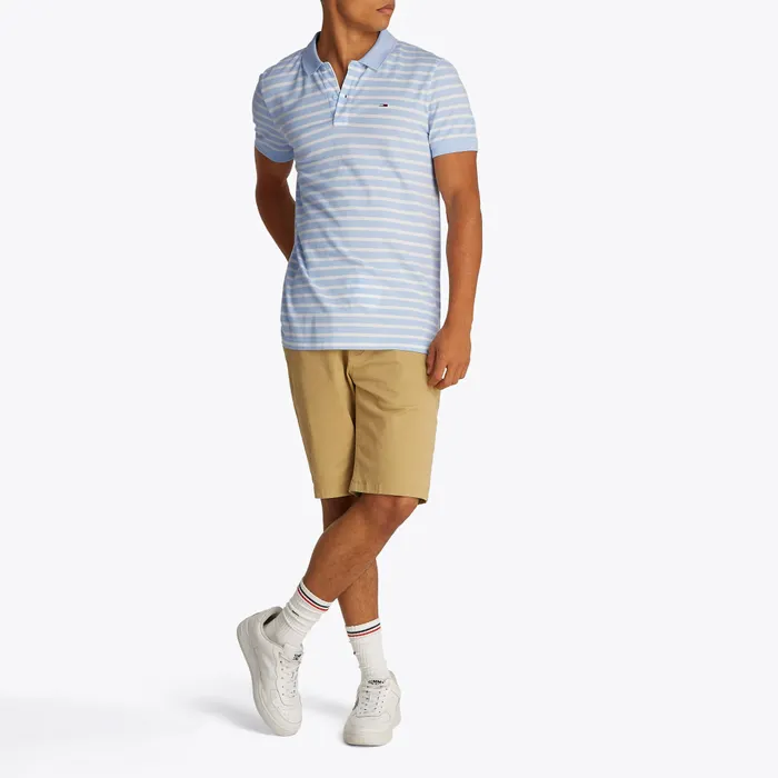 Tommy Hilfiger Slim Placket Flag Polo Heren