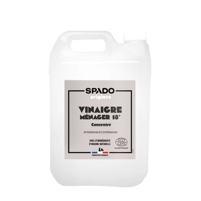 Gloss - Vinaigre Blanc ultra concentré - produit de nettoyage / détartrage - 5L