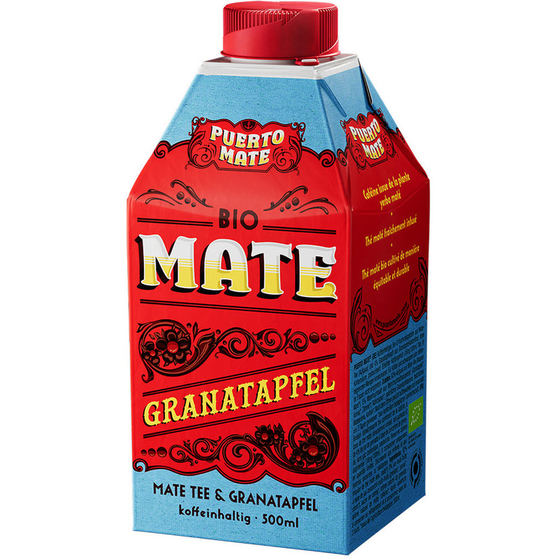 Puerto Mate Bio Granatapfel, 50 cl, 8 Stück