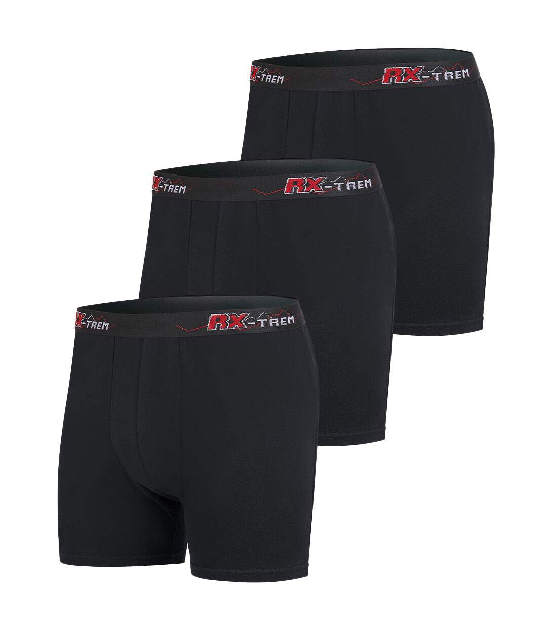 Le Lot de 3 Boxers Black RX-Trem Stretch