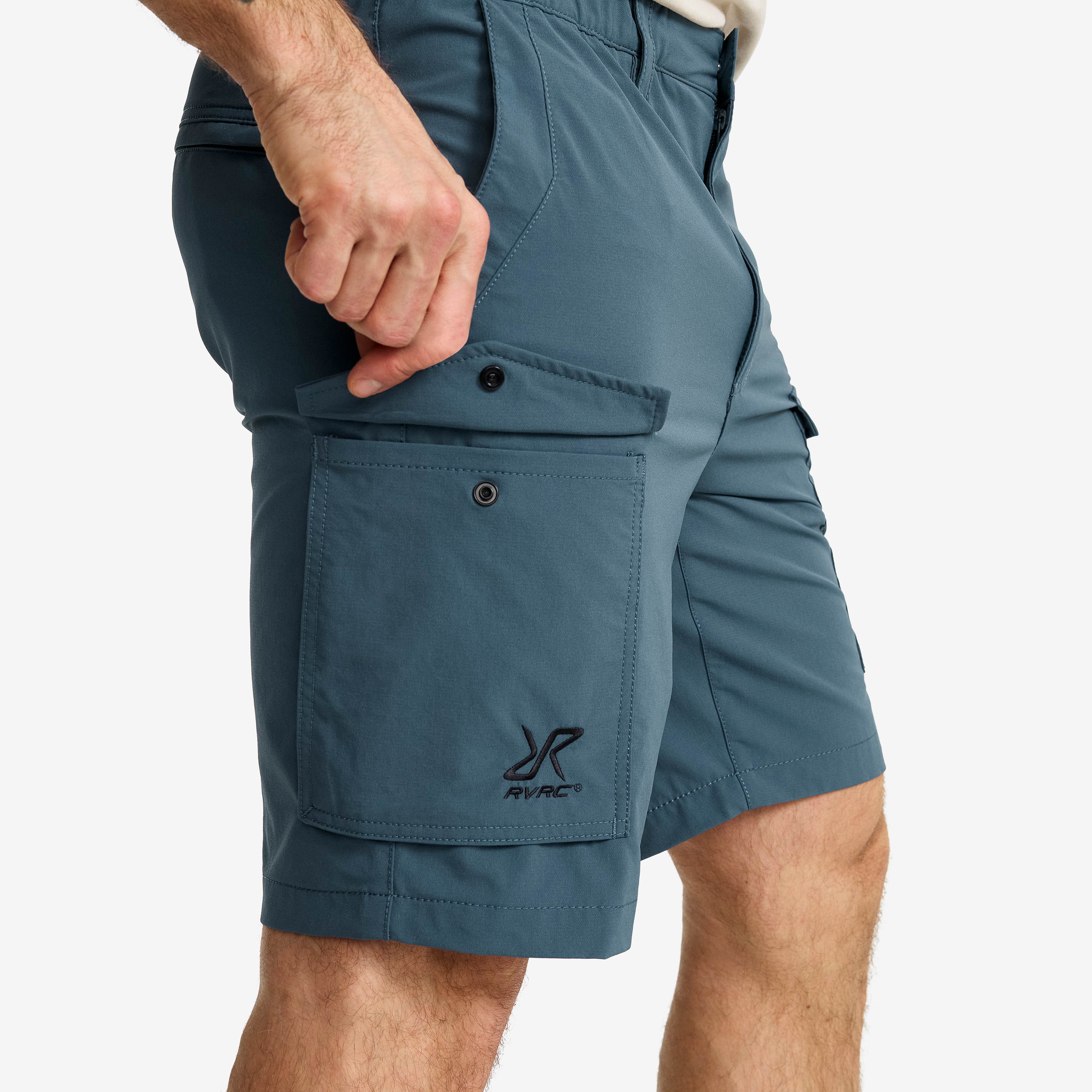 Adventure Cargo Stretch Shorts Herre Orion Blue
