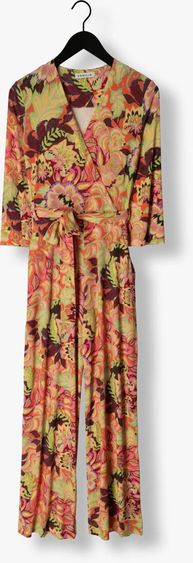 VANILIA oranje vanilia jumpsuit tropic floral jumpsuit